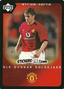 Cromo Ole Gunnar Solskjaer - Manchester United 2002-2003. Strike Force n. 34 - Upper Deck
