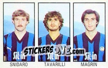 Cromo Snidaro / Tavarilli / Magrin - Calcio Flash 1983 n. 275 - Edizioni Flash