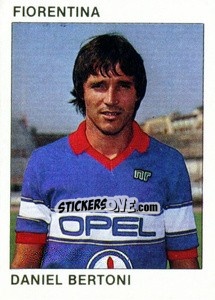 Cromo Daniel Bertoni - Calcio Flash 1984 n. 73 - Edizioni Flash