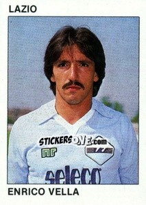 Cromo Enrico Vella - Calcio Flash 1984 n. 147 - Edizioni Flash