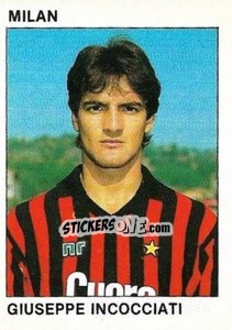 Cromo Giuseppe Incocciati - Calcio Flash 1984 n. 170 - Edizioni Flash