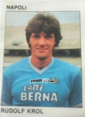 Figurina Rudolf Krol - Calcio Flash 1984 n. 176 - Edizioni Flash
