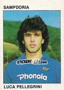 Figurina Luca Pellegrini - Calcio Flash 1984 n. 231 - Edizioni Flash