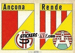 Figurina Scudetto Ancona - Calcio Flash 1984 n. SC39 - Edizioni Flash
