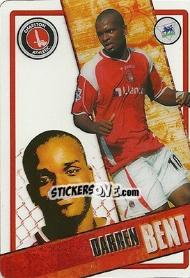 Figurina Darren Bent - English Premier League 2006-2007. i-Cards n. 24 - Topps