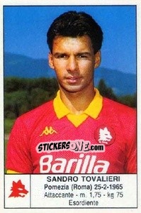 Figurina Sandro Tovalieri - Calciatori 1985-1986 n. 168 - Edis