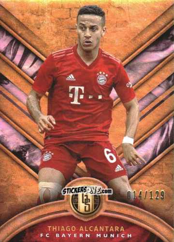 Figurina Thiago Alcantara - Gold Standard Soccer 2019-2020 n. 83 - Panini