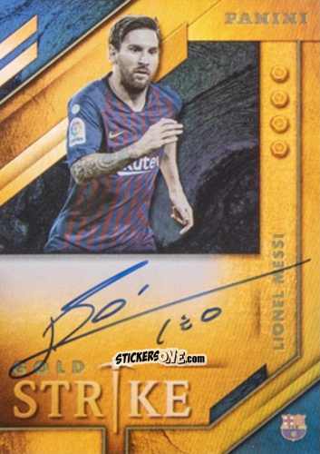 Cromo Lionel Messi - Gold Standard Soccer 2019-2020 n. GS-LM - Panini