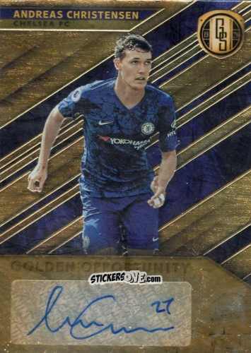 Cromo Andreas Christensen - Gold Standard Soccer 2019-2020 n. GO-AC - Panini