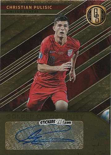 Cromo Christian Pulisic - Gold Standard Soccer 2019-2020 n. GO-CP - Panini