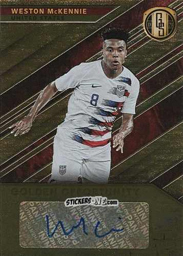 Cromo Weston McKennie - Gold Standard Soccer 2019-2020 n. GO-WM - Panini