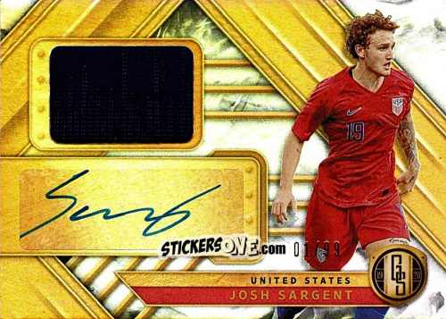 Figurina Josh Sargent - Gold Standard Soccer 2019-2020 n. JA-JS - Panini