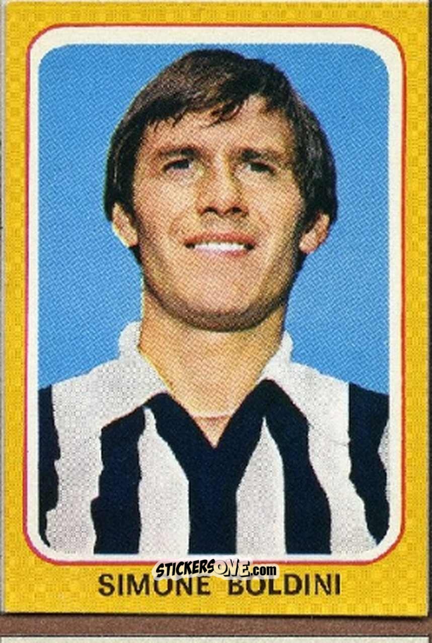 Cromo Simone Boldini - Calciatori 1979-1980 n. 3 - Edis
