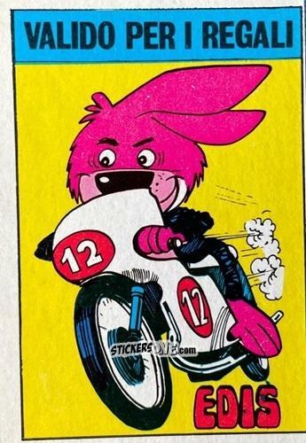 Cromo Coniglio (Moto) - Calciatori 1979-1980 n. C12 - Edis