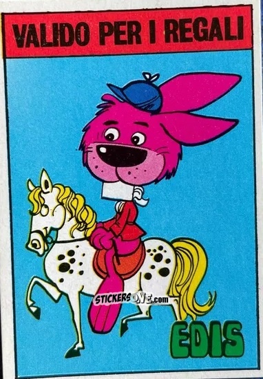 Cromo Coniglio (Sport Equestri) - Calciatori 1979-1980 n. C28 - Edis
