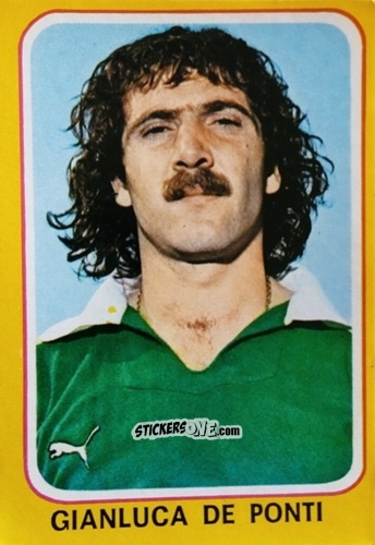 Sticker Gianluca De Ponti - Calciatori 1979-1980 n. 26 - Edis
