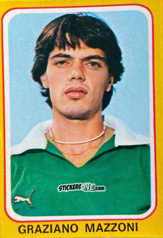 Cromo Graziano Mazzoni - Calciatori 1979-1980 n. 32 - Edis