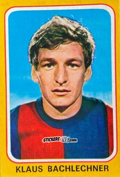 Cromo Klaus Bachlechner - Calciatori 1979-1980 n. 38 - Edis