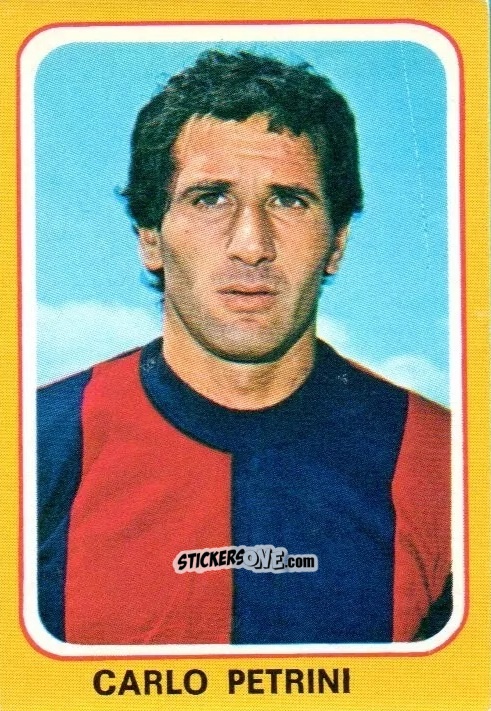 Sticker Carlo Petrini - Calciatori 1979-1980 n. 47 - Edis