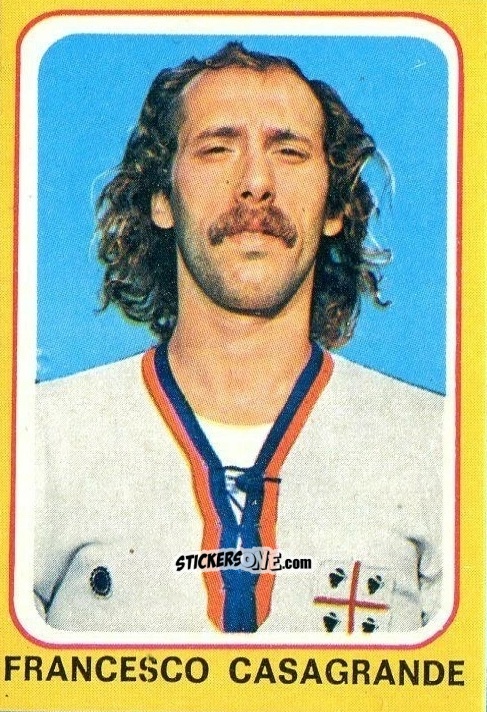 Figurina Francesco Casagrande - Calciatori 1979-1980 n. 53 - Edis