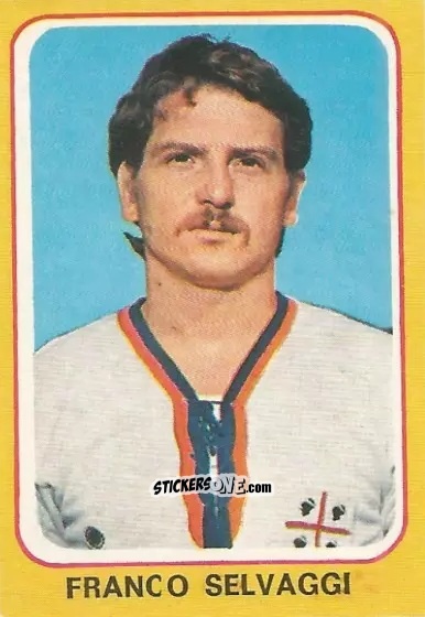 Cromo Franco Selvaggi - Calciatori 1979-1980 n. 63 - Edis