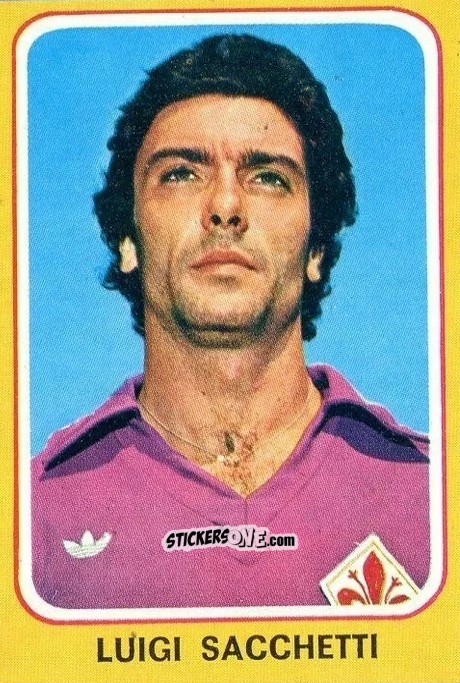 Cromo Luigi Sacchetti - Calciatori 1979-1980 n. 87 - Edis