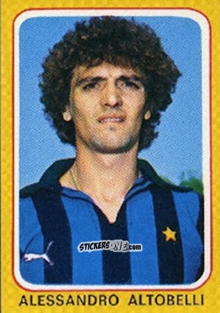 Cromo Alessandro Altobelli - Calciatori 1979-1980 n. 106 - Edis
