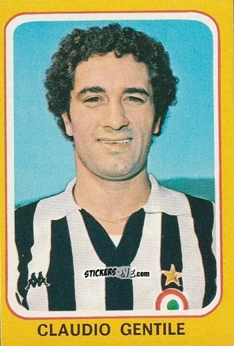 Figurina Claudio Gentile - Calciatori 1979-1980 n. 115 - Edis