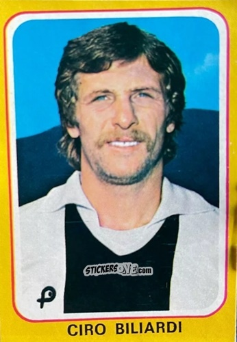 Sticker Ciro Biliardi - Calciatori 1979-1980 n. 256 - Edis