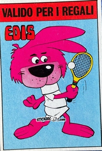 Cromo Coniglio (Tennis) - Calciatori 1979-1980 n. D6 - Edis