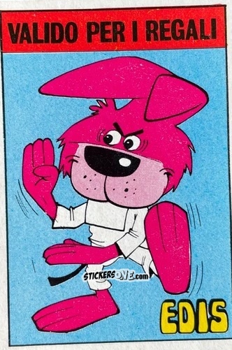 Cromo Coniglio (Karate) - Calciatori 1979-1980 n. D8 - Edis