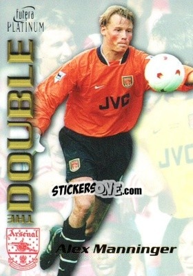 Figurina Alex Manninger - Arsenal The Double 1998 n. DB18 - Futera