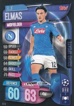 Sticker Eljif Elmas - Uefa Champions League 2019-2020. Match Attax Extra. Italy n. SU52 - Topps