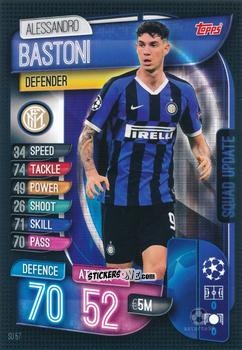 Sticker Alessandro Bastoni - Uefa Champions League 2019-2020. Match Attax Extra. Italy n. SU57 - Topps
