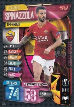 Cromo Leonardo Spinazzola - Uefa Champions League 2019-2020. Match Attax Extra. Italy n. SU62 - Topps
