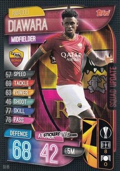 Sticker Amadou Diawara - Uefa Champions League 2019-2020. Match Attax Extra. Italy n. SU65 - Topps