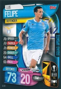 Sticker Luis Felipe - Uefa Champions League 2019-2020. Match Attax Extra. Italy n. SU66 - Topps
