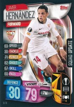 Cromo Javier Hernandez - Uefa Champions League 2019-2020. Match Attax Extra. Italy n. SU78 - Topps