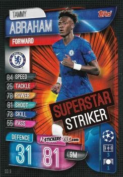 Figurina Tammy Abraham - Uefa Champions League 2019-2020. Match Attax Extra. Italy n. SS3 - Topps