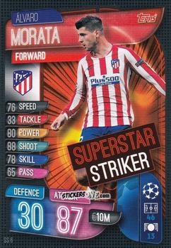Figurina Álvaro Morata - Uefa Champions League 2019-2020. Match Attax Extra. Italy n. SS6 - Topps