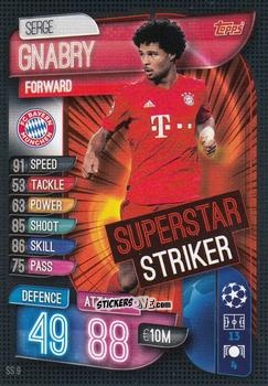 Figurina Serge Gnabry - Uefa Champions League 2019-2020. Match Attax Extra. Italy n. SS9 - Topps