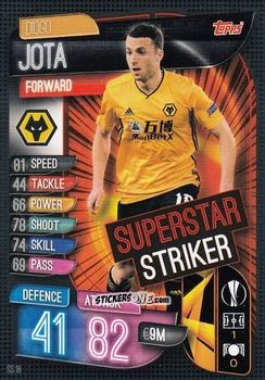 Cromo Diogo Jota - Uefa Champions League 2019-2020. Match Attax Extra. Italy n. SS18 - Topps