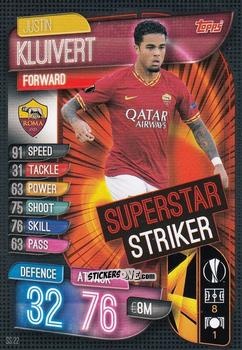 Cromo Justin Kluivert - Uefa Champions League 2019-2020. Match Attax Extra. Italy n. SS22 - Topps