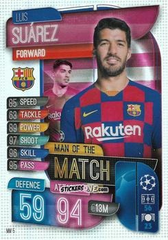 Sticker Luis Suárez - Uefa Champions League 2019-2020. Match Attax Extra. Italy n. MM5 - Topps
