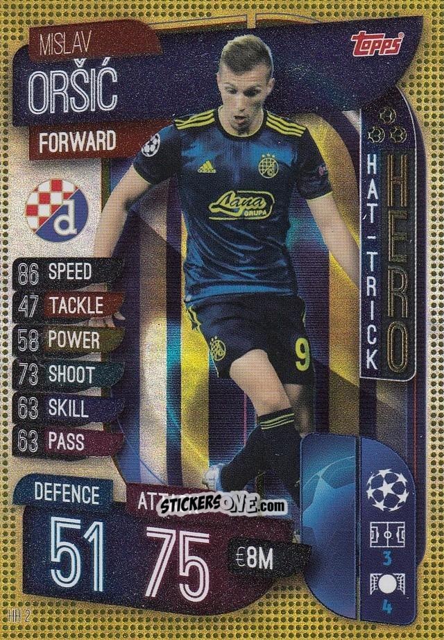 Sticker Mislav Oršic - Uefa Champions League 2019-2020. Match Attax Extra. Italy n. HH2 - Topps