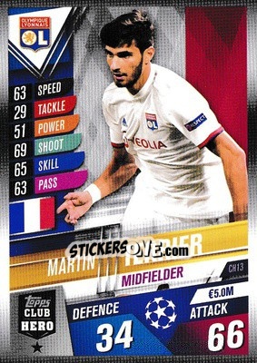 Cromo Martin Terrier - Match Attax 101. Season 2019-2020 n. CH13 - Topps