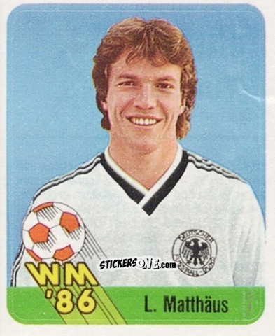 Figurina L. Matthäus - Fußball-WM '86 n. 12 - NO EDITOR