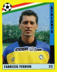 Figurina Fabrizio Ferron - Il Grande Calcio 1991 n. 22 - Vallardi