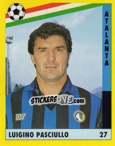 Cromo Luigino Pasciullo - Il Grande Calcio 1991 n. 27 - Vallardi