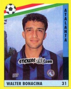 Cromo Walter Bonacina - Il Grande Calcio 1991 n. 31 - Vallardi